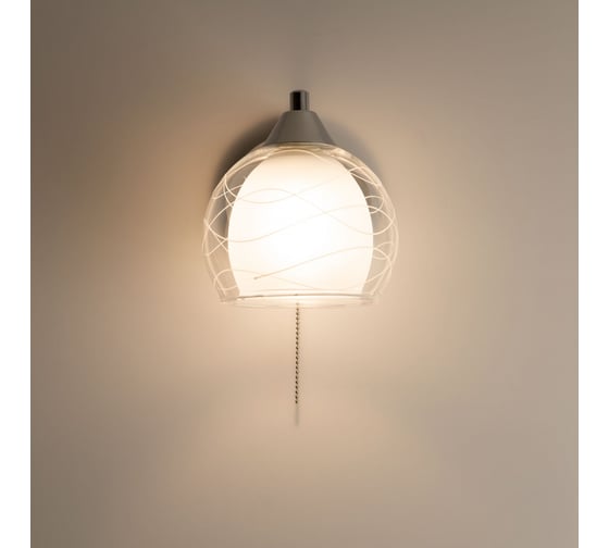 Бра Citilux Буги с выключателем Алюминий Хром CL157312