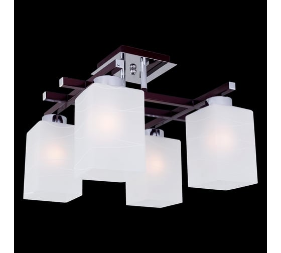Потолочная люстра Citilux Оскар Венге Хром CL127141
