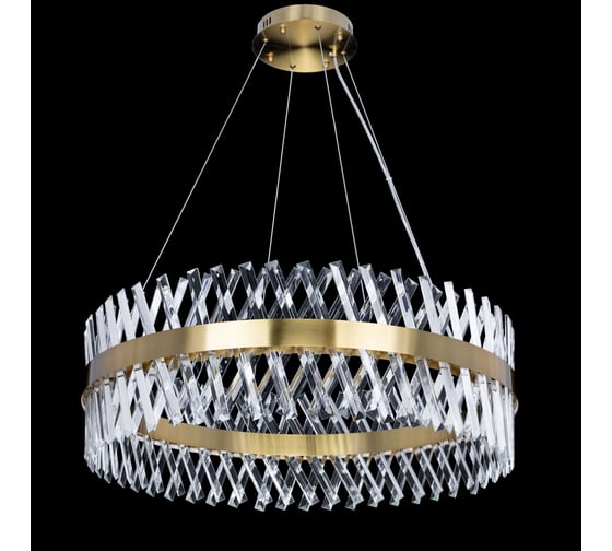 Люстра Citilux Ричард LED хрустальная с пультом Бронза CL336083