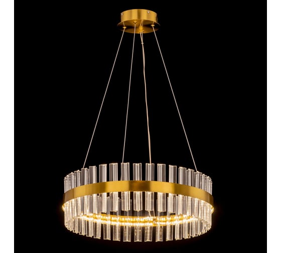Люстра Citilux Рианна LED хрустальная с пультом Бронза CL337053