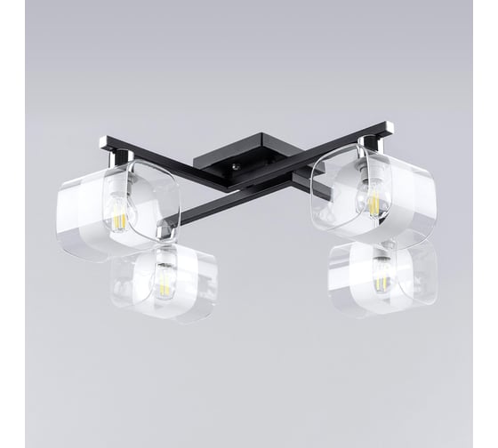 Потолочная люстра Citilux Вирта Черная Матовая CL139145 1