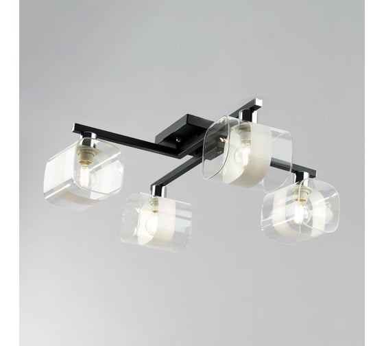 Потолочная люстра Citilux Вирта Черная Матовая CL139145