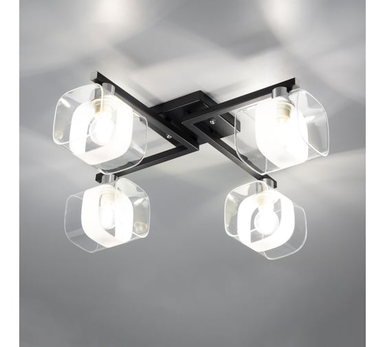 Потолочная люстра Citilux Вирта Черная Матовая CL139145