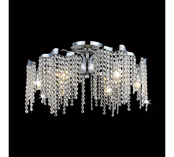 Люстра Citilux Рита хрустальная Хром CL325161