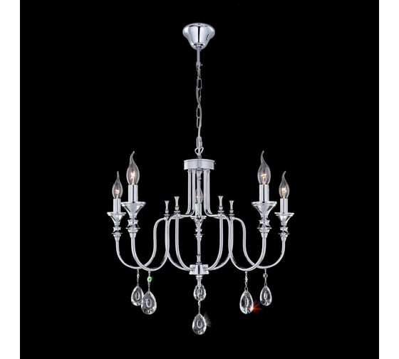 Подвесная люстра Citilux Рига Хром CL437151
