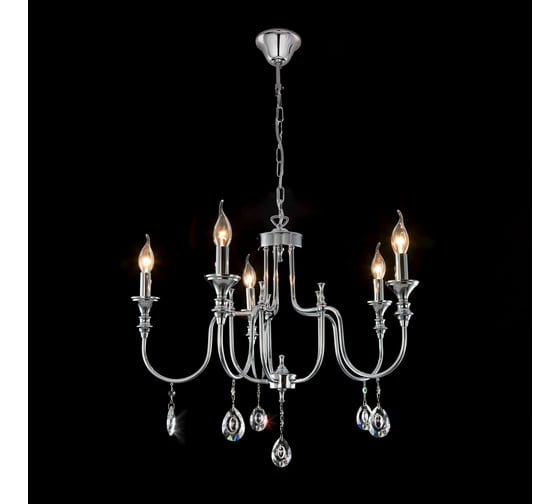 Подвесная люстра Citilux Рига Хром CL437151