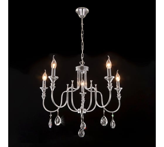 Подвесная люстра Citilux Рига Хром CL437151