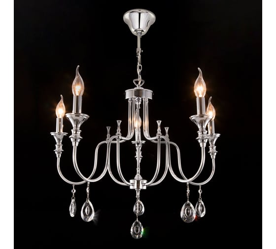 Подвесная люстра Citilux Рига Хром CL437151