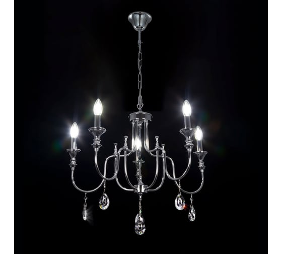 Подвесная люстра Citilux Рига Хром CL437151