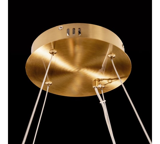 Люстра Citilux Ричард LED хрустальная с пультом Бронза CL336063