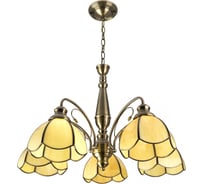 Подвесная люстра Citilux Познань витражная Бронза CL443151