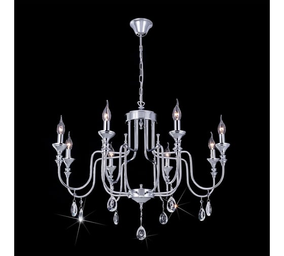 Подвесная люстра Citilux Рига Хром CL437181