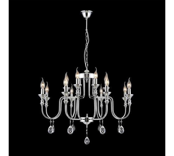 Подвесная люстра Citilux Рига Хром CL437221