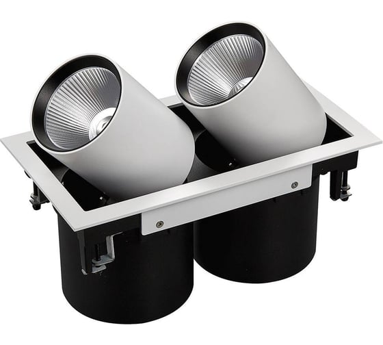 Встраиваемый двойной led светильник DesignLed spl 25w 3000k SPL-SQ2-25-WW