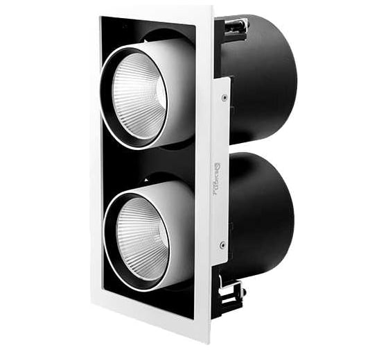 Встраиваемый двойной led светильник DesignLed spl 25w 3000k SPL-SQ2-25-WW