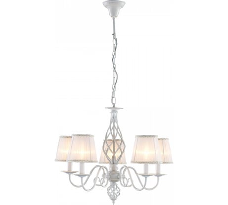 Люстра Citilux Ровена с абажурами Белая CL427150
