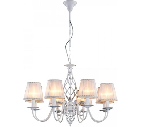 Люстра Citilux Ровена с абажурами Белая CL427180