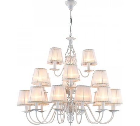 Люстра Citilux Ровена с абажурами Белая CL427250