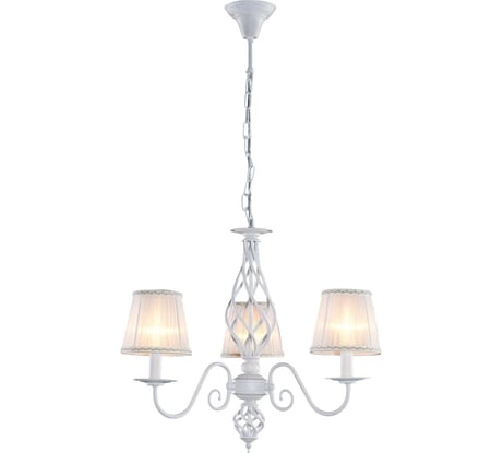 Люстра Citilux Ровена с абажурами Белая CL427130