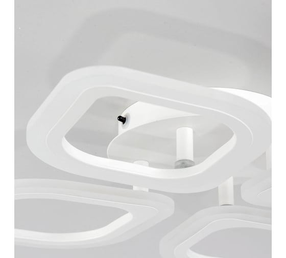 Люстра Citilux Ромби LED с пультом Белая CL236040R