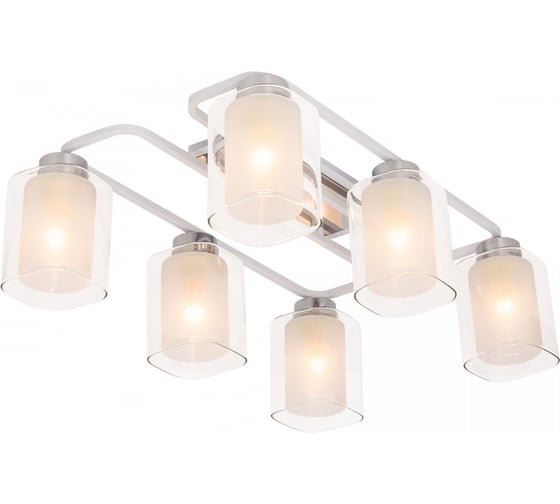 Потолочная люстра Citilux Румба Белая Хром CL159260