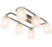 Потолочная люстра Citilux Румба Венге Хром CL159261