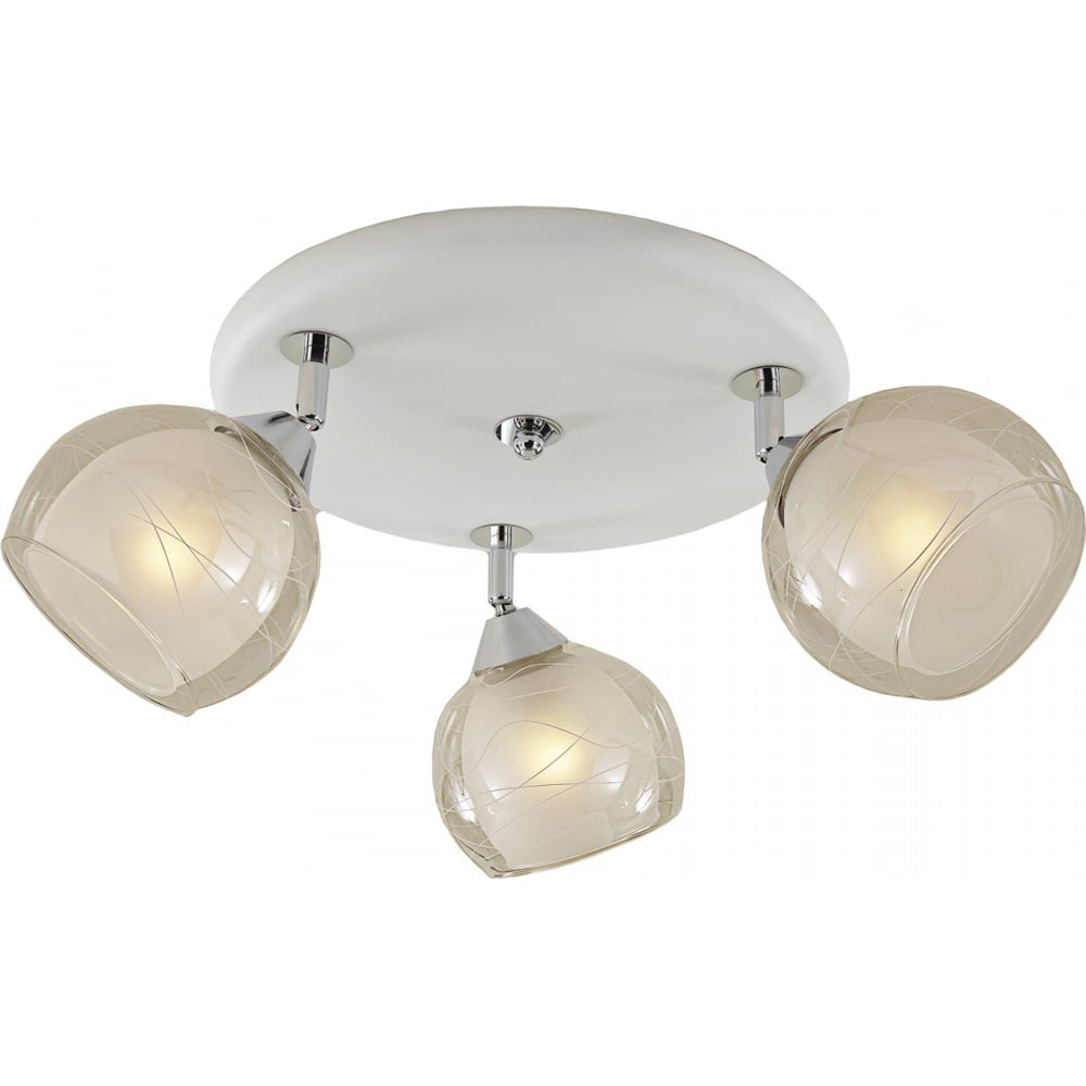 Люстра Citilux Самба с поворотными плафонами Белая Хром CL158131 ...