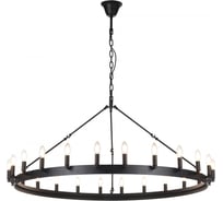 Замковая подвесная люстра Citilux Смитсон Чёрная CL470124