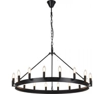 Замковая подвесная люстра Citilux Смитсон Чёрная CL470118