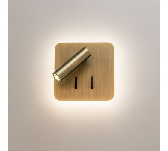 Бра с выключателем Citilux Декарт LED Бронза CL704423
