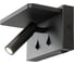 Поворотный светильник Citilux Декарт LED USB QI Чёрный CL704371 1