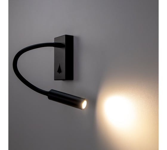 Гибкий светильник Citilux Декарт LED с выключателем Чёрный CL704361
