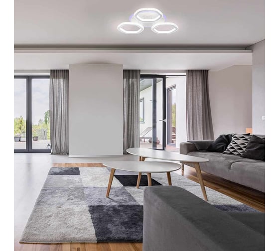 Потолочный светильник ESCADA 10263/3 LED*108+6.5W White 10263/3LED BL