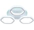 Потолочный светильник ESCADA 10263/3 LED*108+6.5W White 10263/3LED BL 2