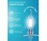 Филаментная лампа Gauss E14 свеча на ветру 5.5W 4100К (3 шт) 1041126T 4