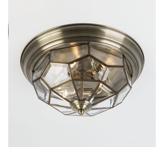 Потолоочная люстра Citilux Витра-1 витражная Бронза CL442530