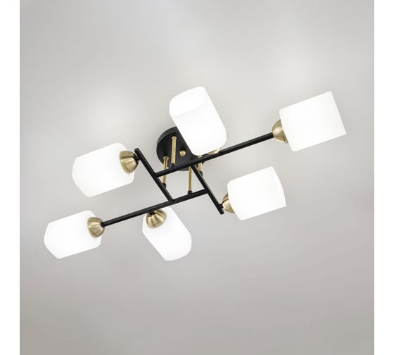Потолочная люстра Citilux Генри Черная CL130265