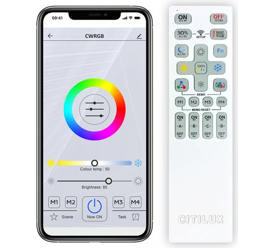 Умная люстра Citilux Старлайт Смарт Бронза CL703AK83G