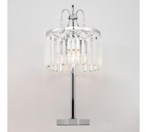 Настольная лампа Citilux Инга хрустальная Хром CL335831