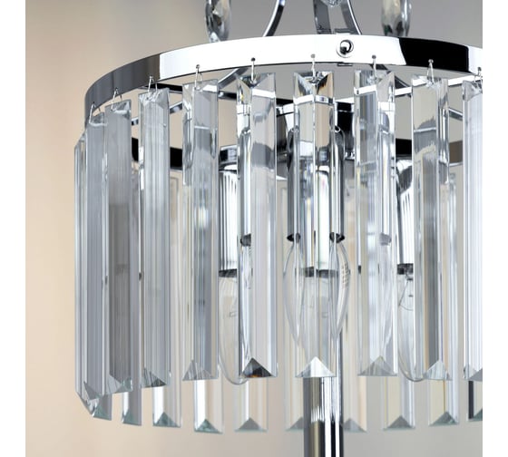 Настольная лампа Citilux Инга хрустальная Хром CL335831
