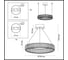 Люстра ODEON LIGHT LED 45W Vekia 5015_45 5015_45L 7