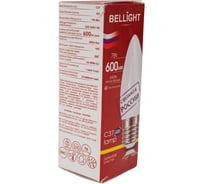Светодиодная лампа BELLIGHT LED C37 220V/7W/E27 3000K 600Lm 86170860