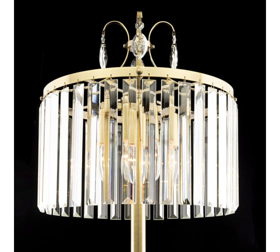 Хрустальный торшер Citilux Инга Бронза CL335943
