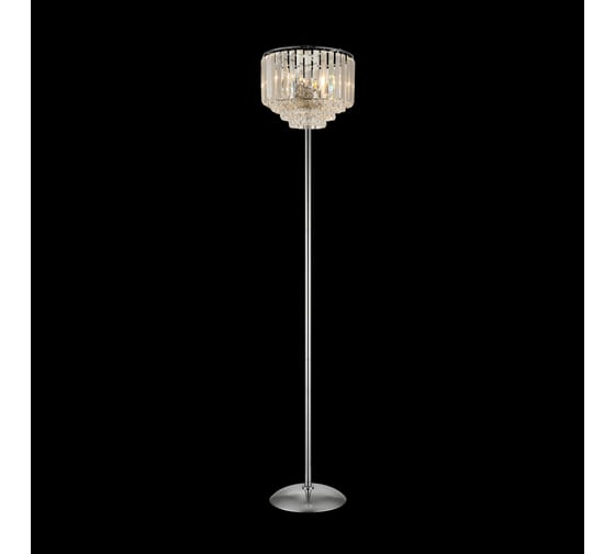 Хрустальный торшер Citilux Синди Хром CL330931