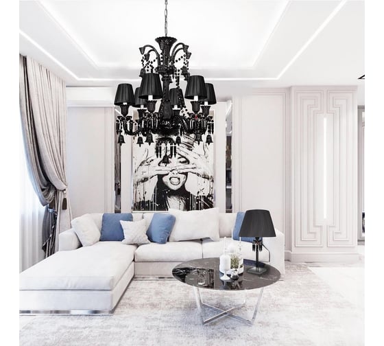 Подвесная люстра LOFT IT Zenith 10210/12 Black