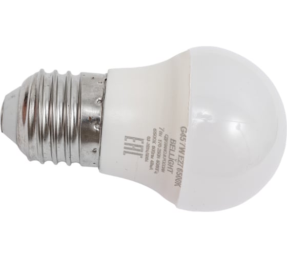 Светодиодная лампа BELLIGHT LED G45 220/7W/E27 6500K 600Lm 86170852