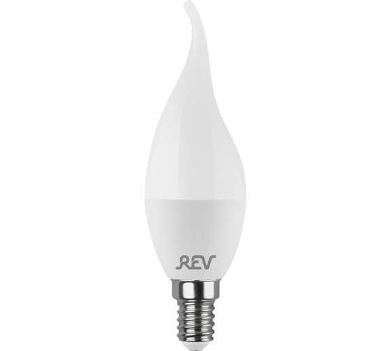 Светодиодная лампа REV, LED FC37 Е14 7W, 560Лм 4000K, холодный свет 32352 5