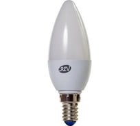 Светодиодная лампа LED C37 Е14 7W 600Лм, 2700K, теплый свет REV 32349 5