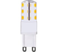 Светодиодная лампа LED JCD G9 3W 240Лм, 2700K, теплый свет REV 32367 9