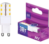 Светодиодная лампа LED JCD G9 3W 240Лм, 4000K, холодный свет REV 32368 6
